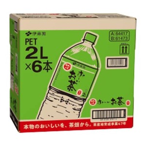 【毎月定期便】おーいお茶　緑茶2L　6本　全6回【4012844】