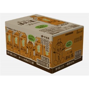 おーいお茶ほうじ茶600ml 24本(1ケース) 伊藤園【1285688】