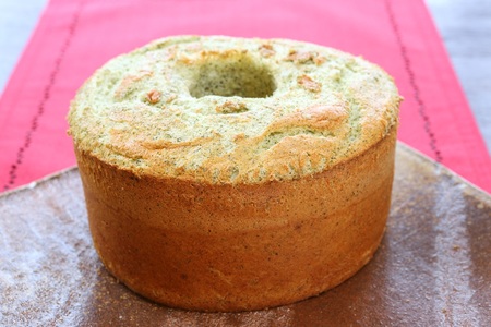 手作りの窯焼き 無添加 モロヘイヤ シフォンケーキ ｜ お菓子 菓子 おかし 洋菓子 ケーキ モロヘイヤシフォンケーキ 手作り 窯焼き 兵庫県 上郡町