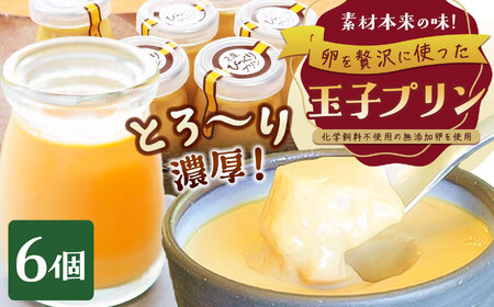 とろ～り濃厚 ! 玉子プリン 6個セット | お菓子 菓子 おかし 洋菓子 濃厚 プリン 6個 セット 兵庫県 上郡町