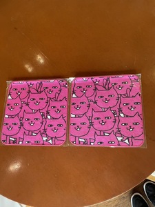 オリジナル 猫ミニタオル ( 2枚入り ) | 保護猫応援 雑貨 日用品 猫 ネコ タオル ミニタオル 保護猫 兵庫県 上郡町