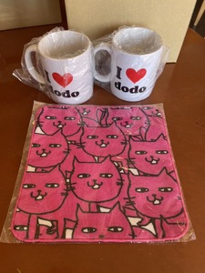 オリジナル 猫のマグカップ ( 2個 ) と ミニタオルのセット | 保護猫応援 雑貨 日用品 食器 猫 ネコ マグカップ ミニタオル タオル セット 兵庫県 上郡町