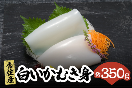 先行予約【刺身用白いかむき身　約350g 冷凍】令和8年6月下旬以降、順次発送予定 いか イカ 白いか 剣先イカ 刺身 新鮮 鮮度抜群 酒の肴 おつまみ 人気 おすすめ 兵庫県 香美町 香住 宿院商店 33-32