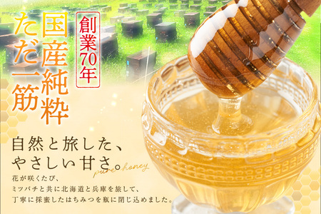 【国産純粋 マロニエはちみつ 百花はちみつ 各250g 計500g ポリ容器】国産 純粋 マロニエ 百花 はちみつ ハチミツ 蜂蜜 栃の木 紅茶 パン ヨーグルト おすすめ 兵庫県 香美町 辻井養蜂場 81-03