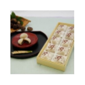 元祖羽二重とちもち10個入り+栃の実羊羹2本組(小豆・白あん)【1635394】