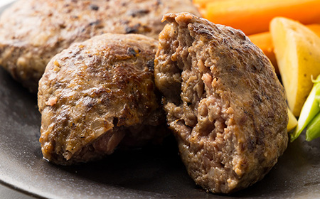 但馬牛 あらびきハンバーグ(120g×4個)【配送不可地域:離島】【1434468】