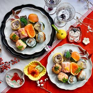 あでやか手鞠わさび葉寿し 20個入 近鉄百貨店 奈良店 おすし お寿司 わさび HJ-01