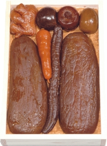 奈良漬箱詰セット 奈良漬 箱詰Y8 ＜山崎屋奈良漬 1100g ＞ Y8 21-013