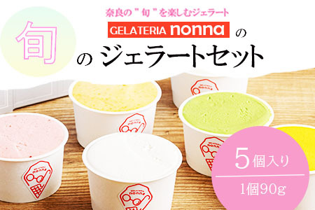 ジェラート ジェラテリア ノンナ 手作りジェラート 5個入り ジェラート 5-008
