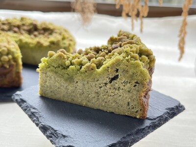 濃厚クランブルチーズケーキ 米農家の嫁が作る米粉クランブルチーズケーキ（深蒸し茶）米心工房 グルテンフリー I-317