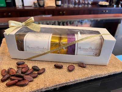 洋酒のケーキ ハーフサイズ2本セット（チョコレート×1・レーズン×1） チョコレート バーマンズ 11-013