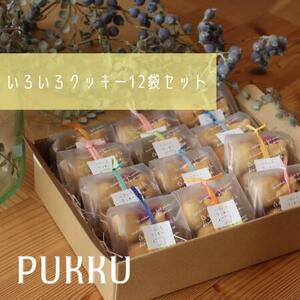 クッキー いろいろクッキー(クッキー７種類入り) 12袋セット シフォンのお店PUKKU 手作り ハンドメイド 16-004