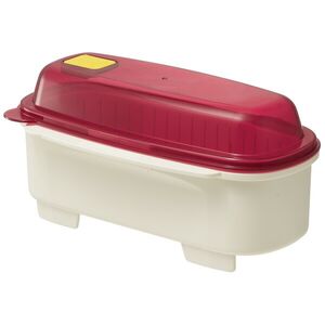 電子レンジ 蒸し野菜メーカー // 便利グッズ キッチン 料理 クッキング 電子レンジ さつまいも とうもろこし コーン ほうれん草 食洗機対応// スケーター 49815-2-UDV1 6-058