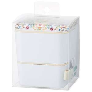 弁当箱 ランチボックス 弁当箱 レッド 2段 600ml 6-066