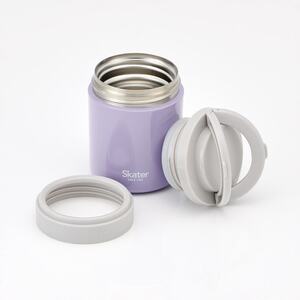 スープジャー デリカポット 300ml ライラック 保温 保冷 スケーター 8-035