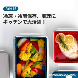 電子レンジ スチーム調理 保存容器 〈Mサイズ〉(カラー：レッド) キッチン用品 652097 4-016