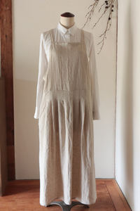 MARON エプロン Fu-ra 【カラー:生成り】エプロン 手作り ハンドメイド 35-027