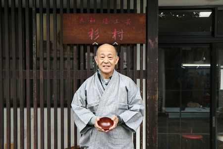 大和漆工芸　夫婦箸（黒色・朱色） 19-011