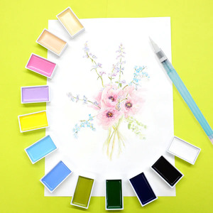 顔彩耽美/36色セット 呉竹 13-064