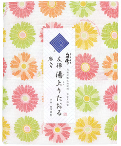 白雪友禅湯上りたおる / ガーベラ　9-119