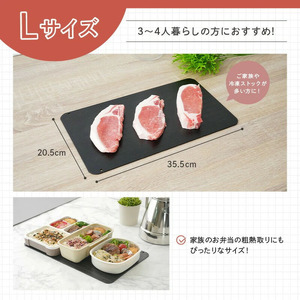 【ふるさと納税】解凍プレート厚さ3㎜M