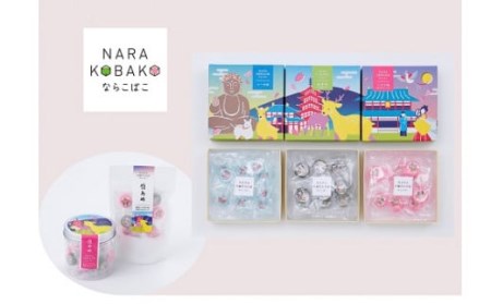 ならこばこ 大仏あめ鹿あめ 5点セット 株式会社ＡＮＹＱＯＴＴ ソーダ味 抹茶味 いちご味 飴 お菓子 I-186