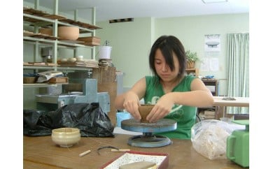 赤膚焼陶芸体験・陶芸教室 手づくり ペアチケット 伝統工芸 大塩昭山 F-20