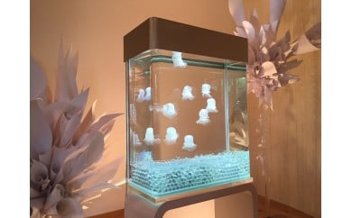 浮遊体アート＜人工クラゲ＞水槽インテリア アート オブジェ 水槽