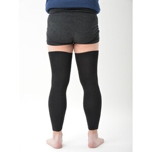 日本製 横のび マルチウォーマー (ロング) あったか ブラック (582-3360)_装飾品・工芸品 服飾小物 _【1133383】