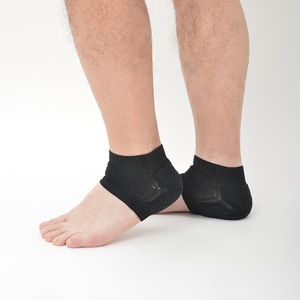 日本製 かかとサポーター ( 踵保護 クッション ) ブラック 1P (4080-7214)_装飾品・工芸品 服飾小物 _【1257841】