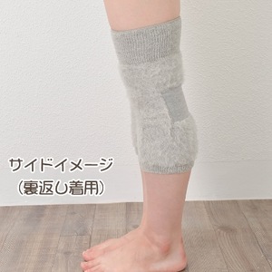 日本製 裏起毛Ag消臭遠赤 あったか 膝サポーター (ショート)(3069-7226)_装飾品・工芸品  服飾小物 _【1260400】