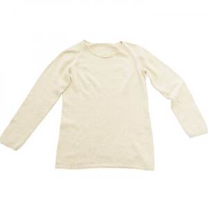 日本製 オーガニックコットン インナー 天然繊維 無縫製 8分袖 生成 (883-7108)【1618029】 10,080円