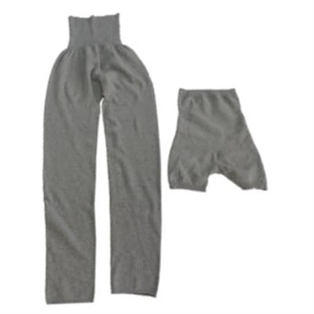 日本製 オーガニックコットン ルームパンツ ＆ 腹巻パンツ 1分丈 セット グレー(615-610)_装飾品・工芸品  洋服   装飾品・工芸品  服飾小物 _【1088673】