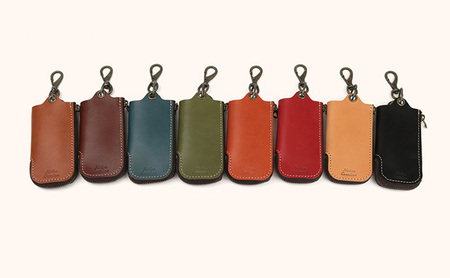 Native Creation 本革キーケース NC3779 全8色 栃木レザー【納期1~3カ月】 ファッション小物 NAVY