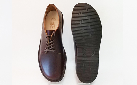 KOTOKA ( コトカ ) 紳士靴 一枚革 ダービー KTO2002 ( ブラウン ) 【 ファッション 靴 シューズ 雑貨 日用品 牛革 】 【 お洒落 レザーシューズ 快適 メンズ 】 BN004 25.5cm