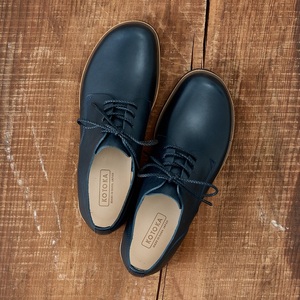 足なりダービー ダークネイビー 牛革 革靴  KOTOKA  メンズシューズ KTO-3001(紳士靴) BN002 27.0cm
