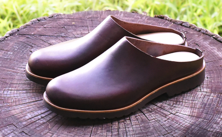 KOTOKA（コトカ）たつの蝋引き サボサンダル KTO-7734 ブラウン メンズMサイズ