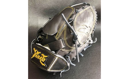 【特許取得】コントロールが変わる硬式投手用・ヤマト回内Wベルトグラブ 106W黒