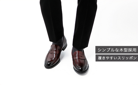 倭イズム ( ヤマトイズム ) 牛革 マッケイ ビジネスシューズ 紳士靴  YAP700 ( ワイン )  ファッション メンズ 男性 履き心地 日本製 上品 光沢 耐久性 3E  BN002 27.0cm