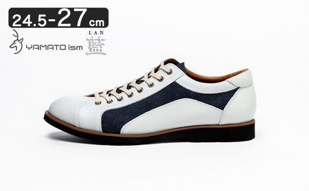 倭イズム ( ヤマトイズム ) 牛革 デニム シューズ 紳士靴 YA3310 24.0cm