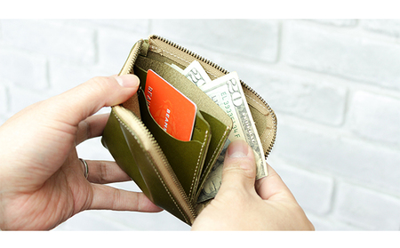 Native Creation L字ファスナー 薄型ミニ財布 NC3746 全8色 栃木レザー【納期1～3カ月】 ファッション小物  DARK BROWN