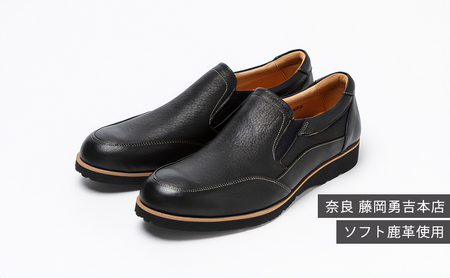 倭イズム ( ヤマトイズム ) 鹿革 シューズ YA3302 ( ブラック ) 27.0cm