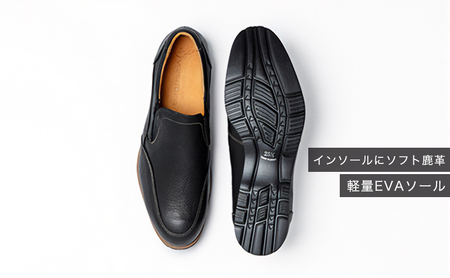 倭イズム ( ヤマトイズム ) 鹿革 シューズ YA3302 ( ブラック ) 27.0cm