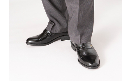 本革 5E レザービジネスシューズ ブラック（紳士靴） 25.0cm
