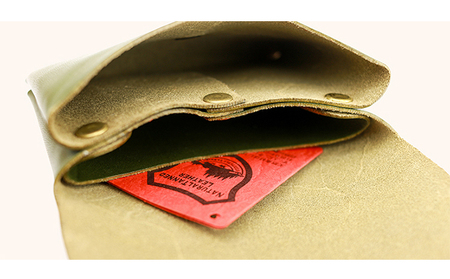 Native Creation コンパクト財布 NC3759 栃木レザー【納期1～3カ月】 ファッション小物 本革 工芸品  RED