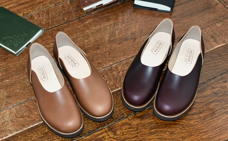 レディース 本革 みやこスリッポン KOTOKA(ことか)レザー 古都 奈良 No.KTO-7385バーガンディ ファッション 靴 シューズ 気軽に履ける BN004 24.0cm