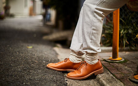 KOTOKA　 飛鳥ホールカット　ナチュラル　 メンズ ファッション 靴 シューズ 栃木レザー KTO-4000  BN002 25.0cm