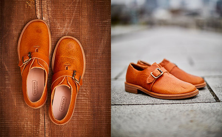 KOTOKA　 一枚革モンク　ナチュラル　 メンズ ファッション 靴 シューズ 栃木レザー KTO-4001  BN002 25.0cm