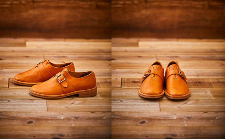 KOTOKA 一枚革モンク ナチュラル メンズ ファッション 靴 シューズ