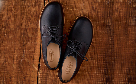 KOTOKA 足なりダービー 牛革 革靴 メンズシューズ KTO-3001 ブラック(紳士靴) 24.5cm